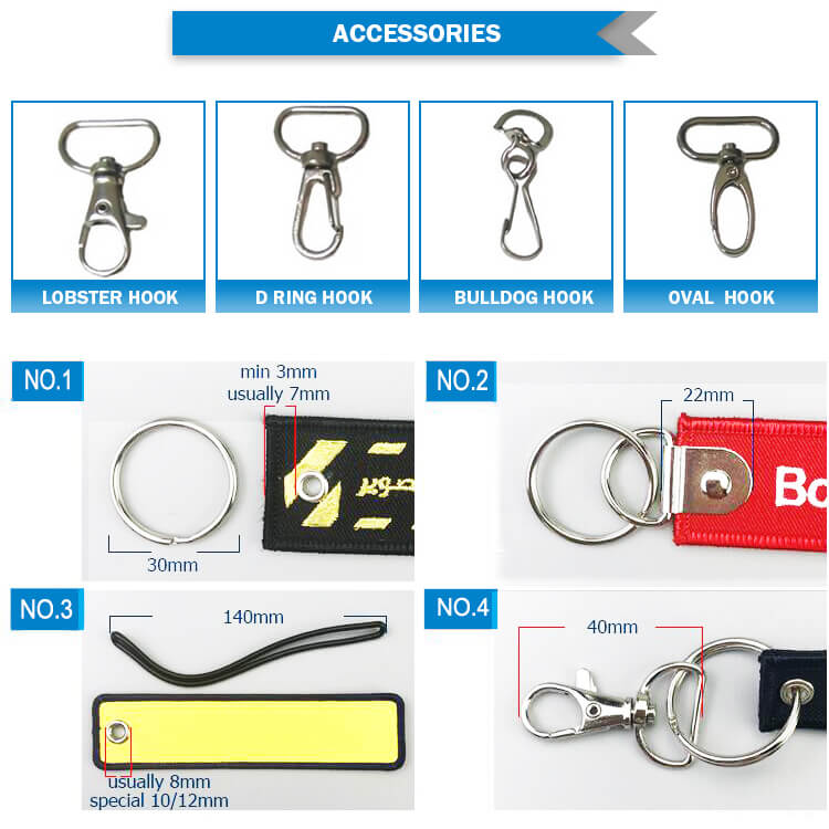Flight Keychain accessories and tape