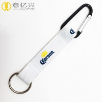  Free Design Aluminium Mini Carabiner Keychain Strap With Logo Custom
