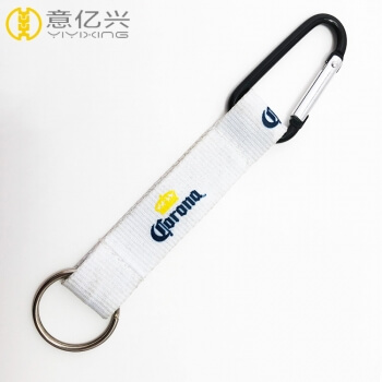 Free Design Aluminium Mini Carabiner Keychain Strap With Logo Custom