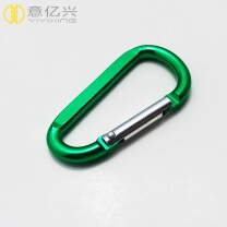 Factory Price Spring D Shaped Clip Aluminum Snap Hook Carabiner