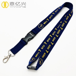Latest design unique polyester tape customize your own lanyards