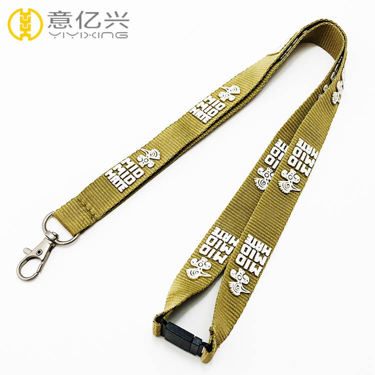 2019 Cheap silkscreen printed safety lanyard with personalized hook