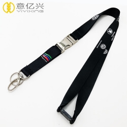 2019 wholesale business printed logo custom lanyards for keys