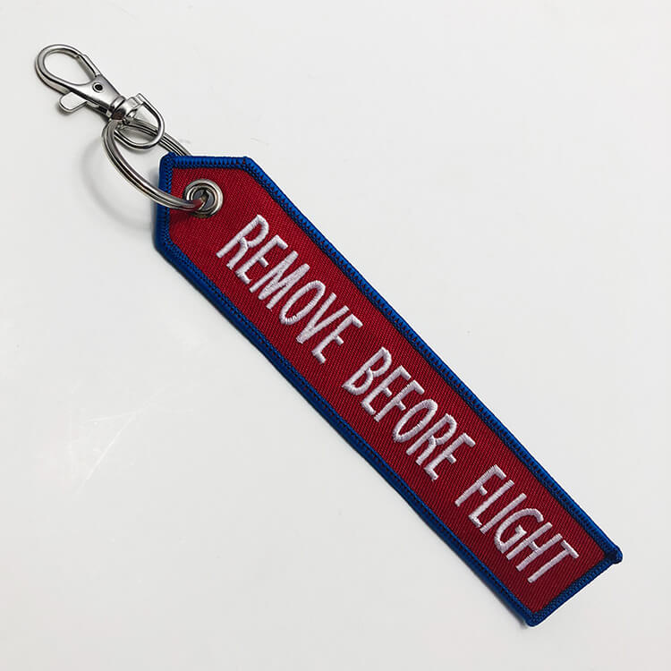 flight tag keychains