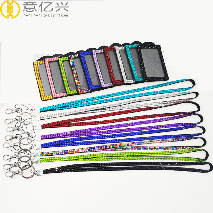 colorful bling lanyards