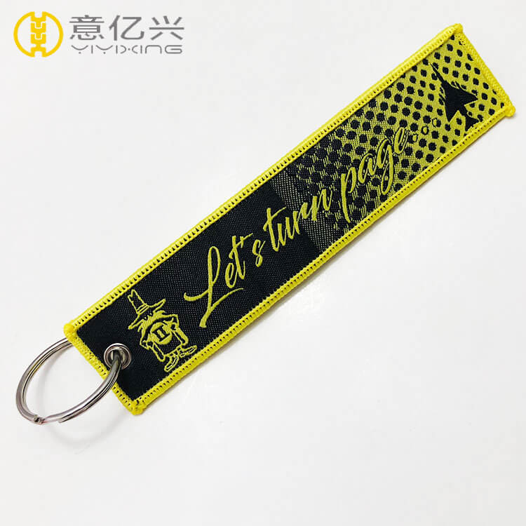 personalized woven keychains