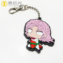 Wholesale 2019 New design Keyring Custom Rubber Keyrings