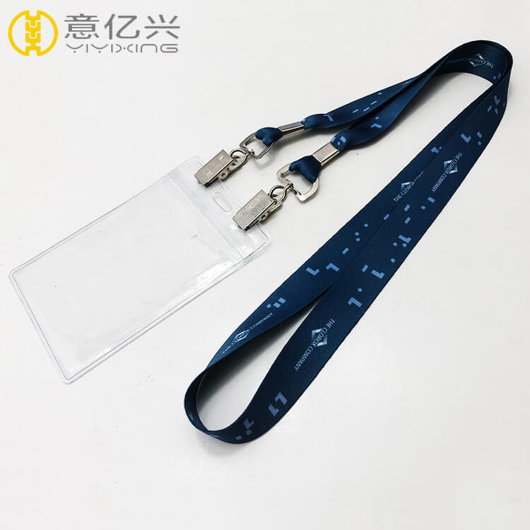 lanyard with two clip