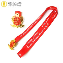 Wholesale Polyester Material Custom Logo Neck Strap Lanyard Tag