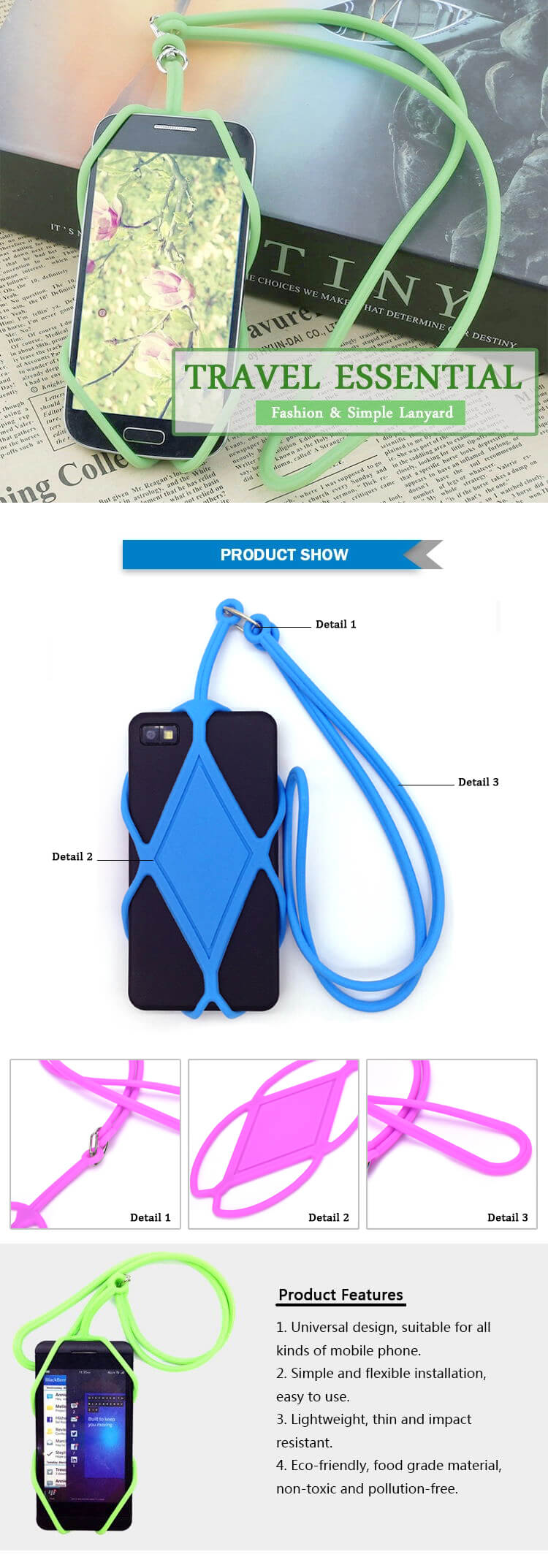 silicone lanyard