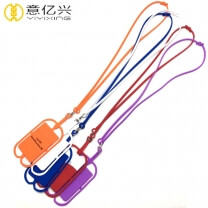 Good quality wholesale silicone phone lanyard badge holder