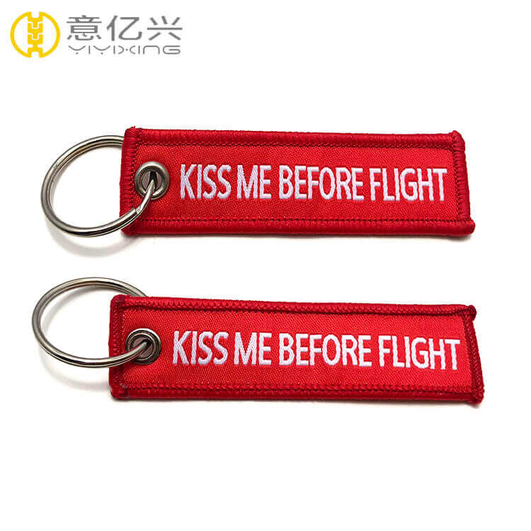 remove before flight ribbon keychain 