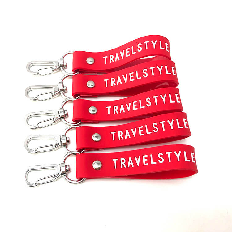 silicone bracelet keychain