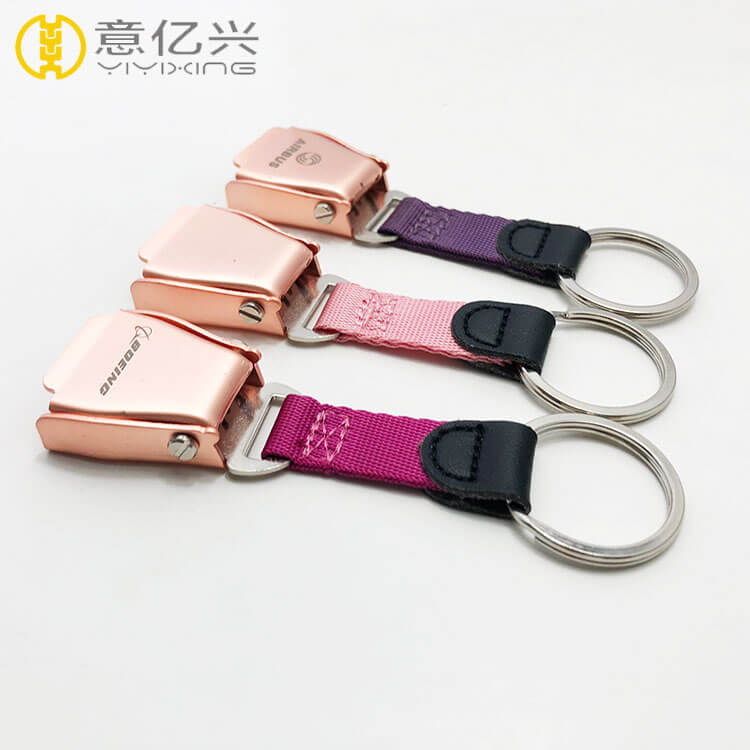 Seatbelt Airline Keychain