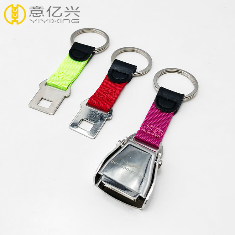 boeing seat belt keychain