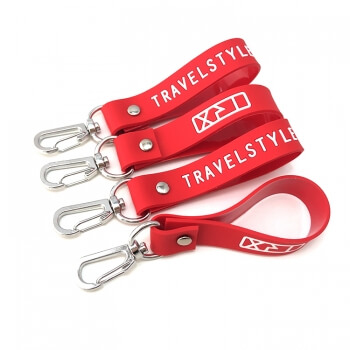 rubber bracelet keychain