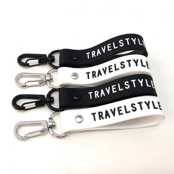 rubber bracelet keychain