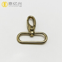  High quality bag accessory metal oval shaped brass snap hook