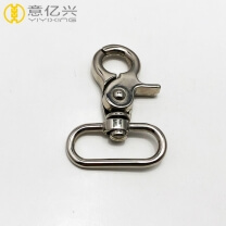 Fashion high quality shiny silver dog swivel clip snap hook