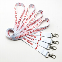 Hot sale sublimation printed event lanyard designs with trigger hook