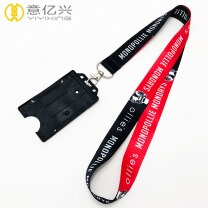 25mm Width Custom Logo Printing Neck Lanyard Card Holder