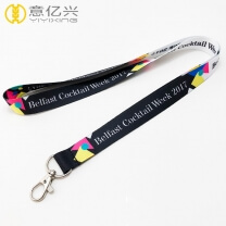 Cheap Custom Logo Neck Heated Transfer Printing Fashion Lanyards