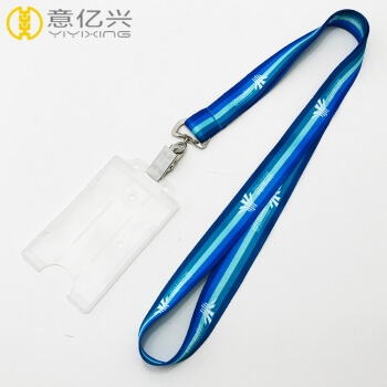 Custom Airbus Sublimation Printing Id Card Lanyard With Hook