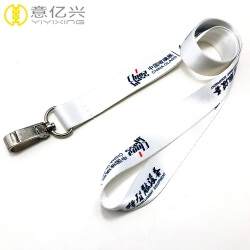 Wholesale design your own silkscreen printed key neck strap lanyard