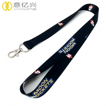 Factory wholesale Cheap Polyester Plain Lanyards with Hook