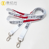 wholesale polyester cheap personalize custom work lanyard