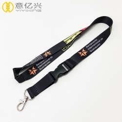 Personalized printed heat transfer adjustable lanyard for Christmas gift