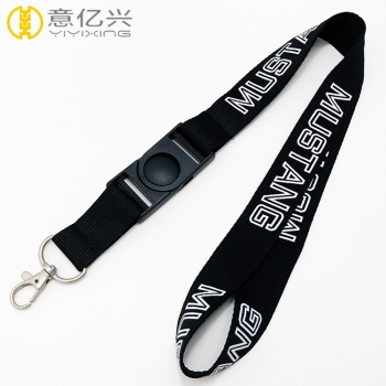 Promotional silk screen lanyard printed custom lanyard maker