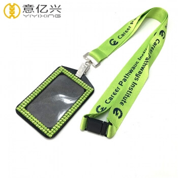 Personalize custom neck printing logo cute lanyard id holder