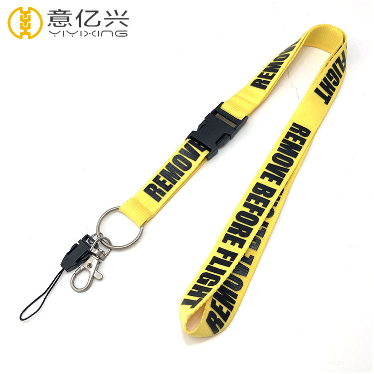 Yellow Lanyard