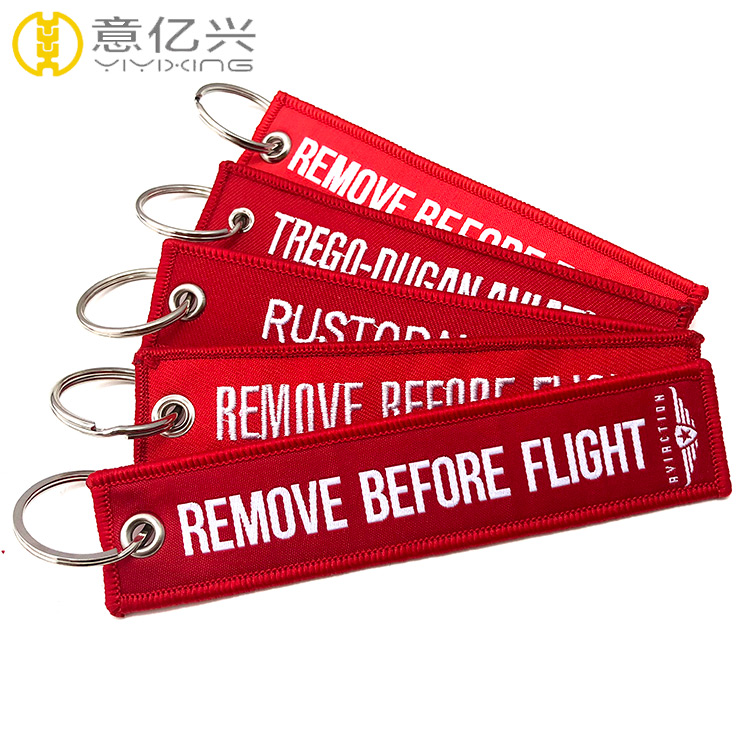 remove before flight keychain