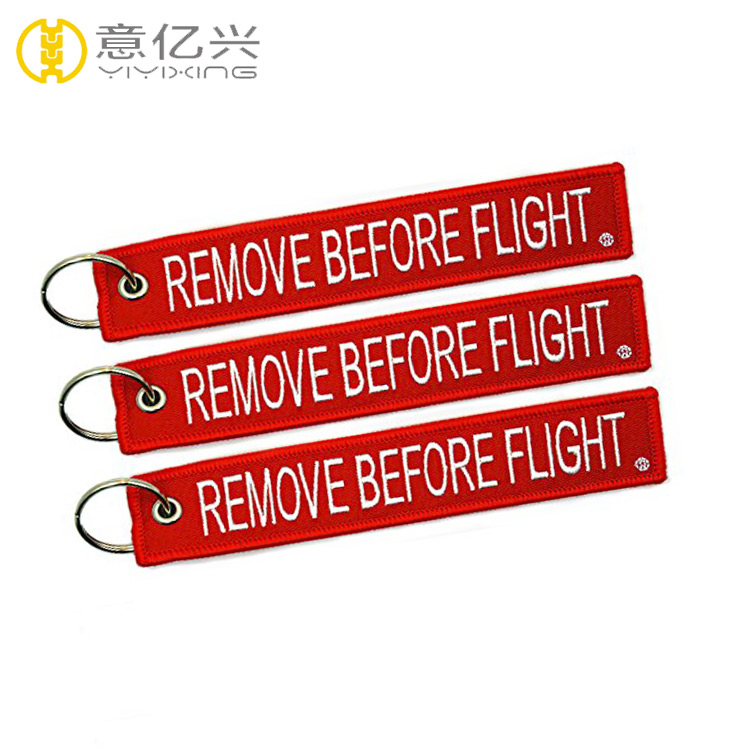 remove before flight small keychain