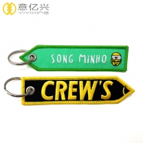 Factory direct supply cheap promotion gift embroidered takata keychain