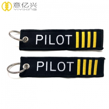 embroidery floss keychain