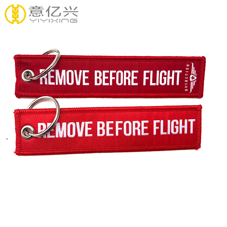 remove before flight keychain custom
