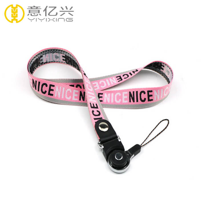 pink lanyard