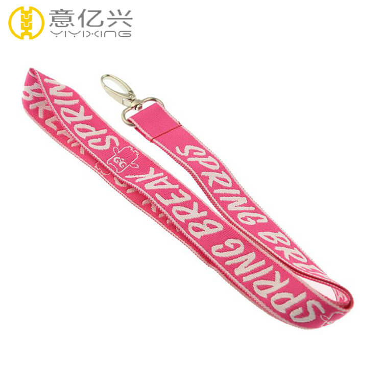 pink lanyard