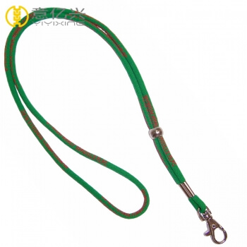 Promotional polyester round neck lanyard rope cord