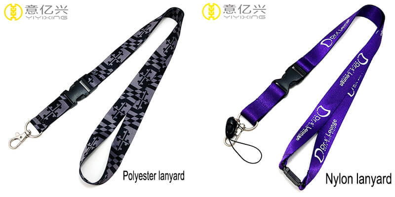 polyester lanyard and nylon lanyard