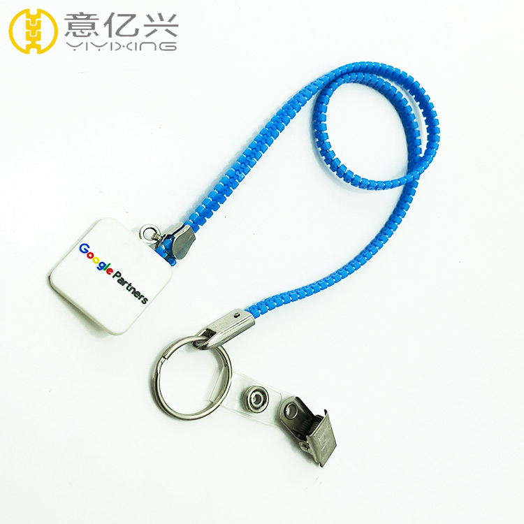 resin zipper lanyard