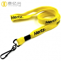 Single custom key tube lanyard tubular China wholesale