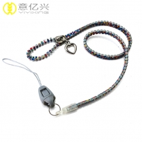 2019 Cheap sale custom mobile phone funny lanyard zipper neck straps