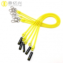 2019 high quality custom designs plastic zipper lanyard