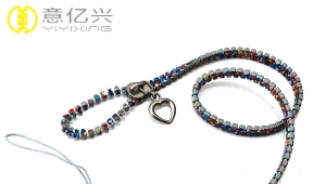 2019 Cheap sale custom mobile phone funny lanyard zipper neck straps