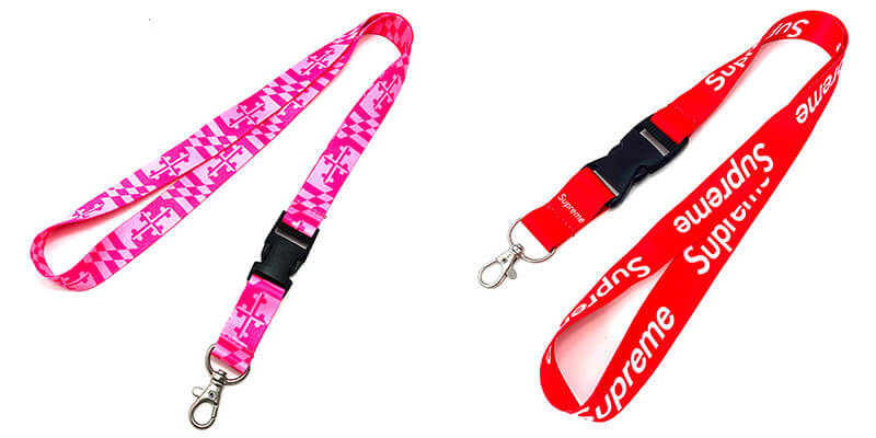 Sublimation lanyard