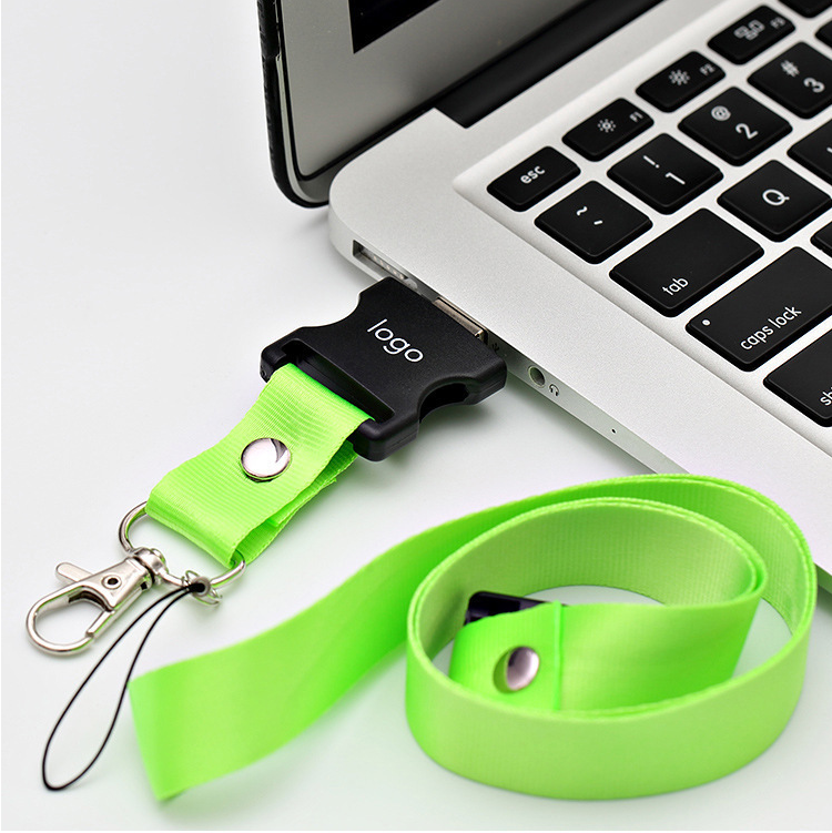 Personalised Lanyard Flash Drive 20 Gig High Capacity with Encryption